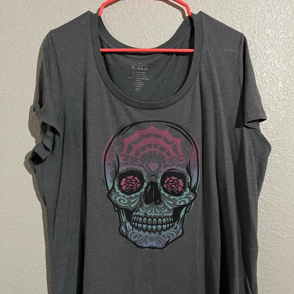 Torrid Day of The Dead Skull T-Shirt